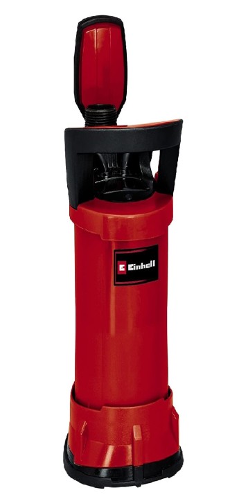 Einhell GE-SP 4390 LL ECO Pompa a immersione fondo piatto (430 W, portata max 9000 L/h, prevalenza 8 m, immersione max 7 m, valvola di non ritorno, aspirazine fino a 1mm)